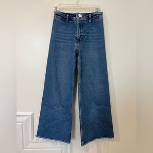 Zara high waisted straight jean